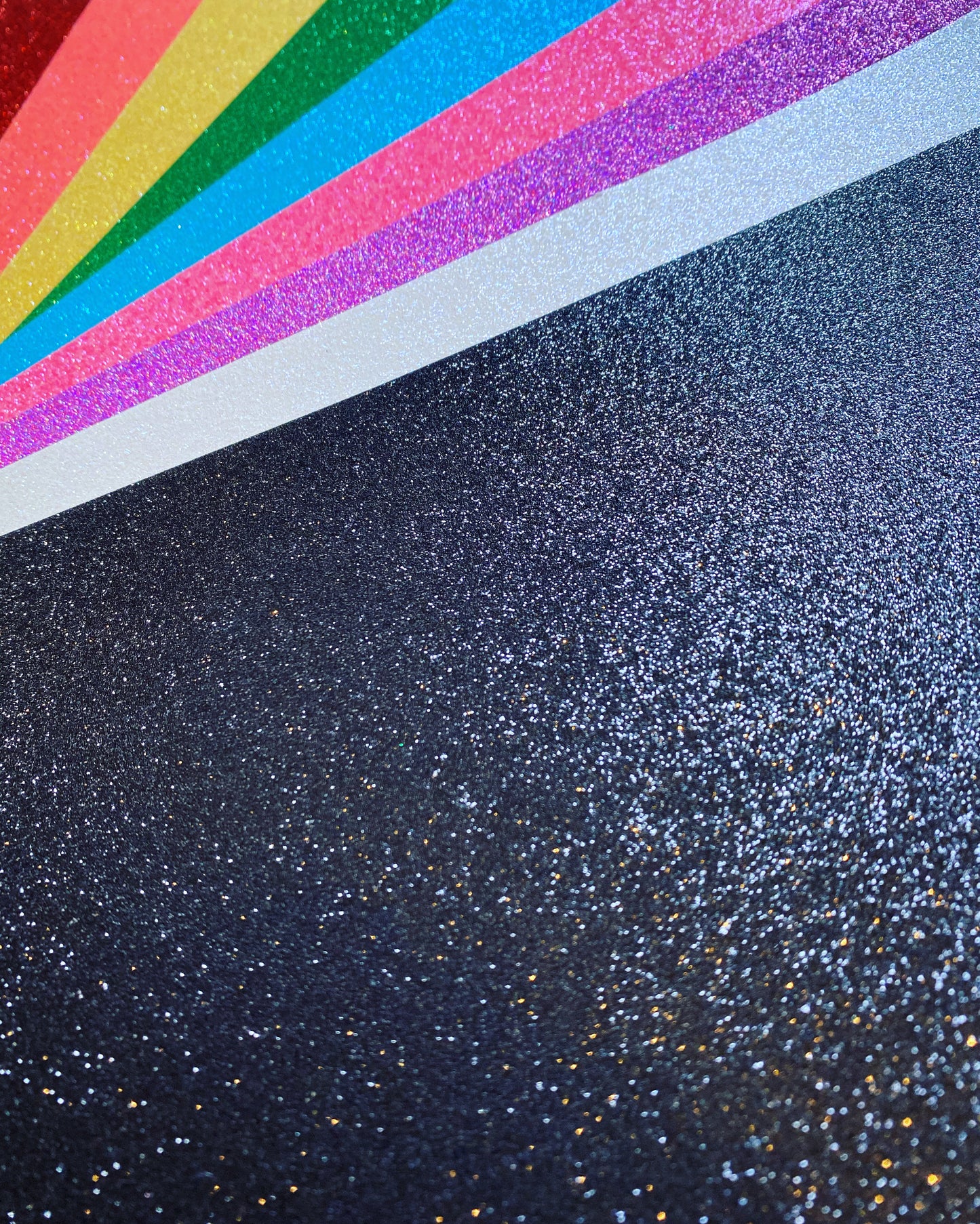 Glitter Card - Black