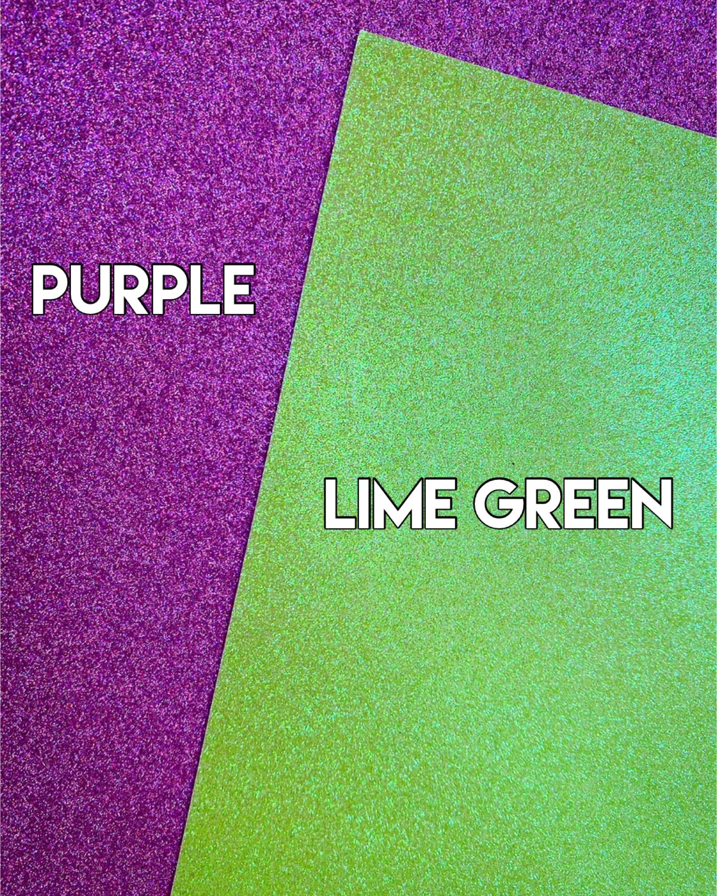 Glitter Card - Purple