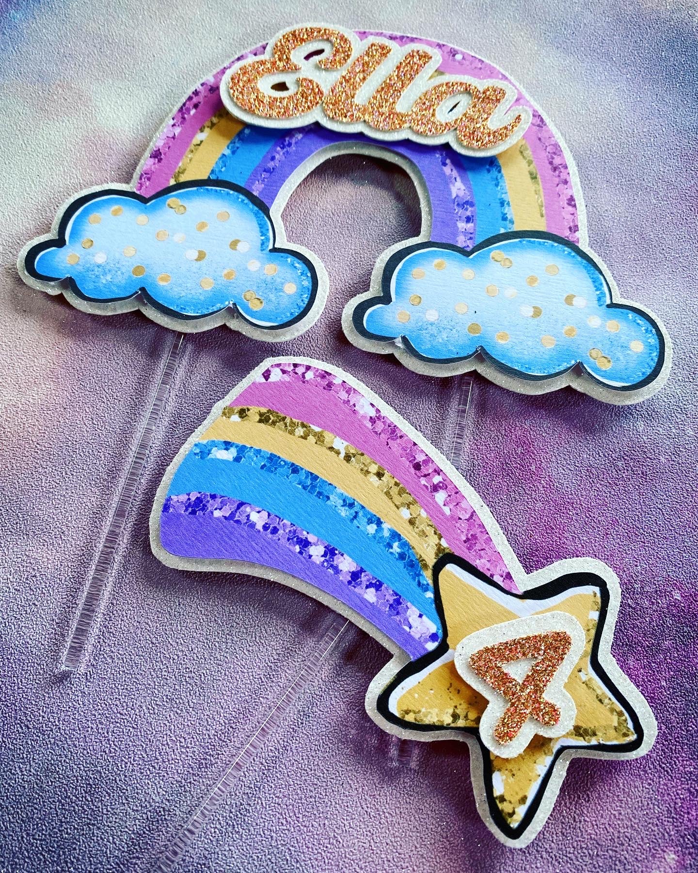 Rainbow + Shooting Star