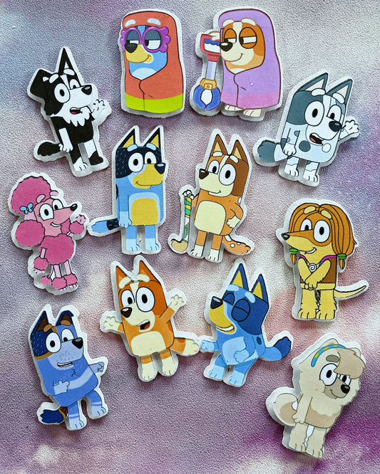 Bluey Cupcake Toppers